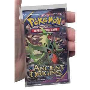 POKEMON XY ANCIENT ORIGINS Sealed 10-Card BOOSTER PACK (Mega Tyranitar Art)
